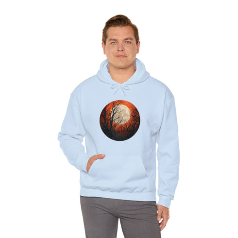 Halloween Harvest Moon - Graphic Hooded Sweatshirt